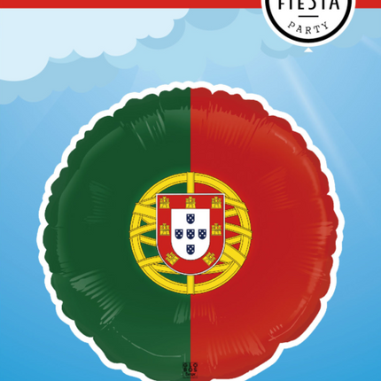 Portugal Helium Ballon Leer 45cm