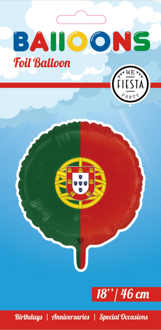 Portugal Helium Ballon Leer 45cm