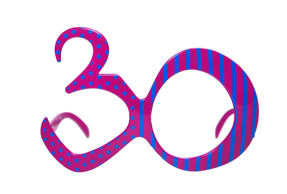 Brille 30 Jahre Fuchsia