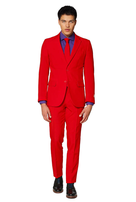 Rote Anzugträger OppoSuits