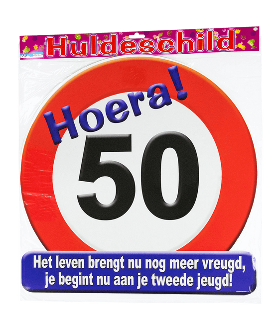 Türschild 50 Jahre Verkehrsschild 50cm