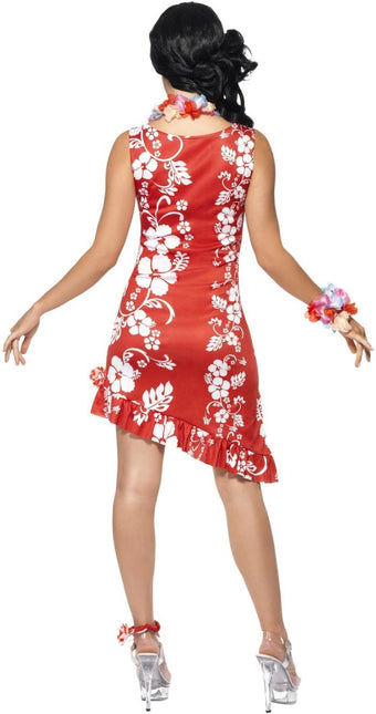 Hawaii Kleid Rot M