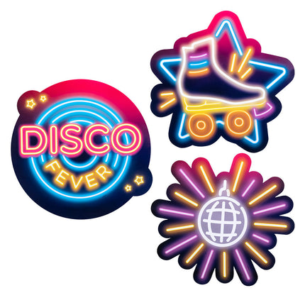 Disco Deko Set 3 Stück