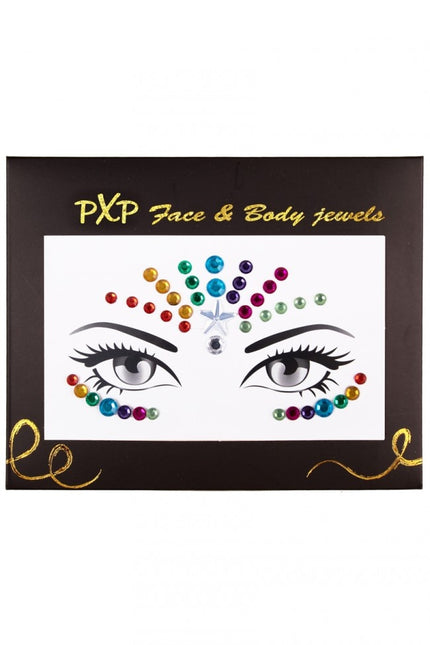 PXP Gesichtsaufkleber Face Jewels Rainbow Dream