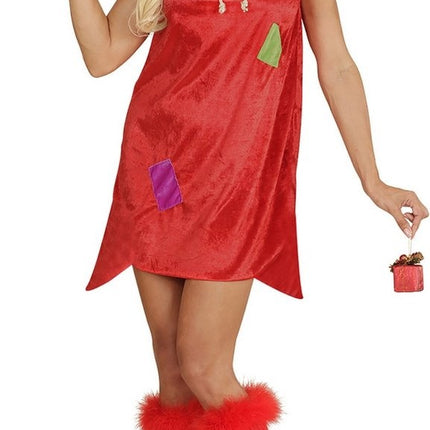 Weihnachtsmannkleid Weihnachtssack mit Geschenk-Haarband