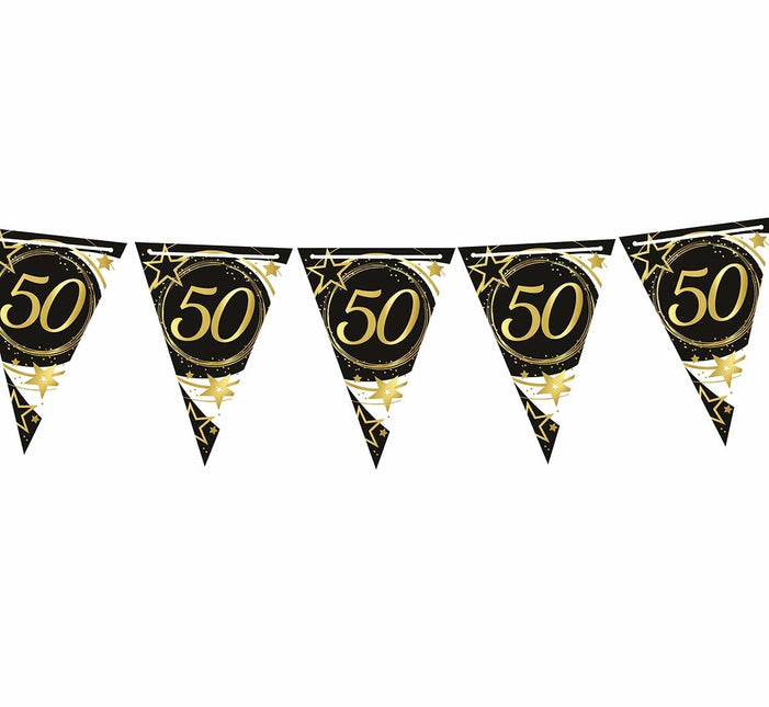 Girlande 50 Jahre Papier 3m