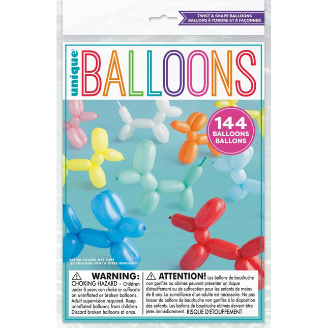 Modellierballons 32cm 144Stück