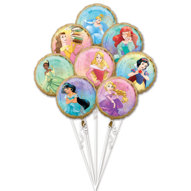 Disney Prinzessinnen Helium Ballons Set 8 Stück leer