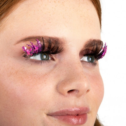 PXP Fake Lashes Glitter UV Hotpink Barranquilla