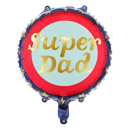 Heliumballon Super Dad Leer 45cm