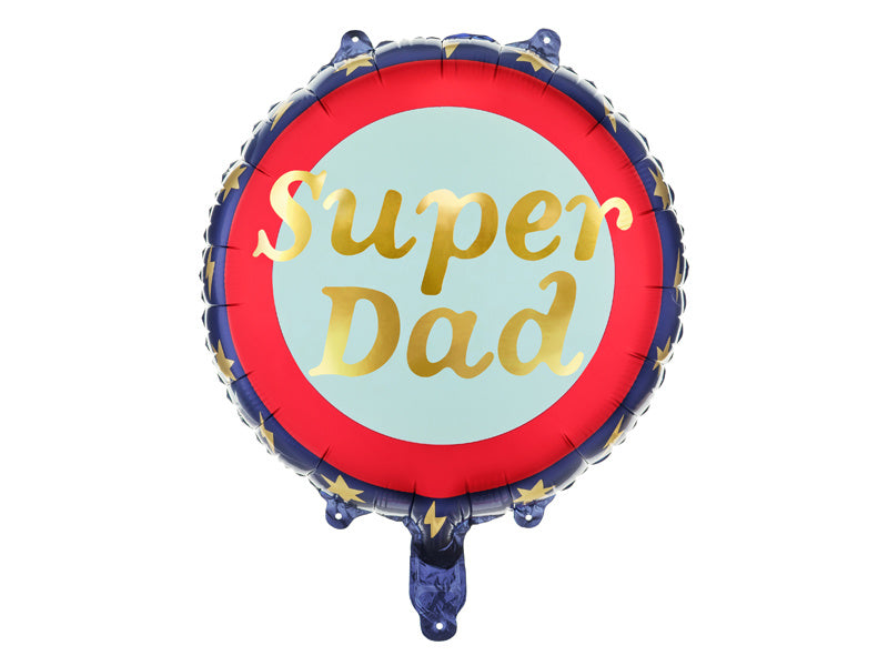 Heliumballon Super Dad Leer 45cm