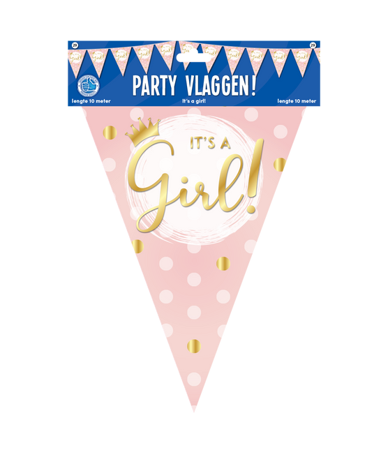 Geburtsgirlanden Hooray A Girl 10m