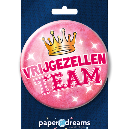 Button Bachelorette Team Frau 10,2cm