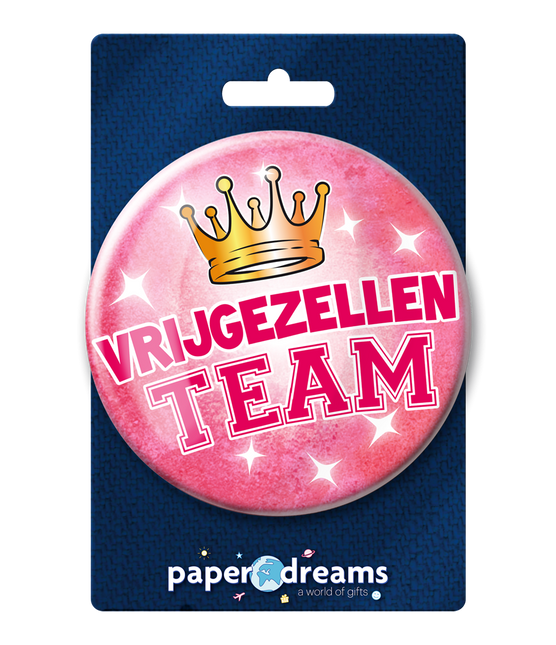 Button Bachelorette Team Frau 10,2cm