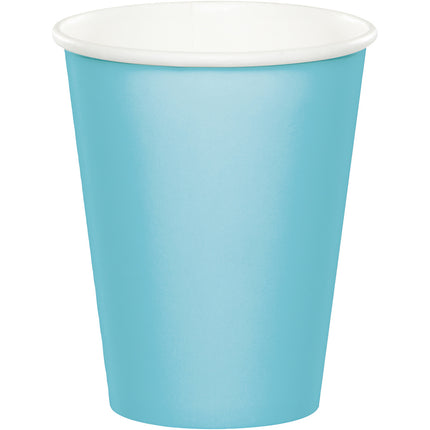 Hellblaue Becher 256ml 24Stk.