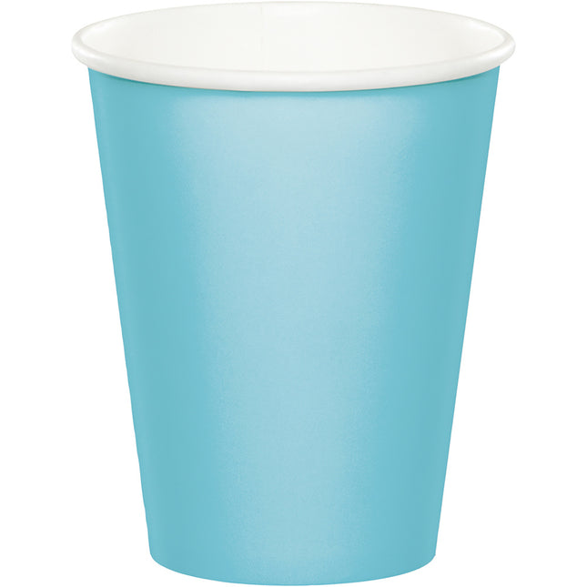 Hellblaue Becher 256ml 24Stk.