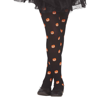 Halloween Legging Kürbismädchen