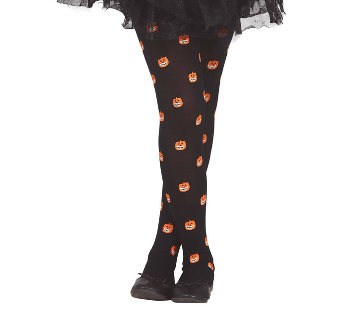 Halloween Legging Kürbismädchen