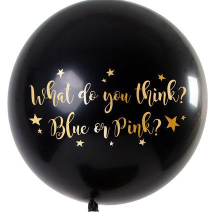 Gender Reveal Ballon Mädchen Metallic 90cm