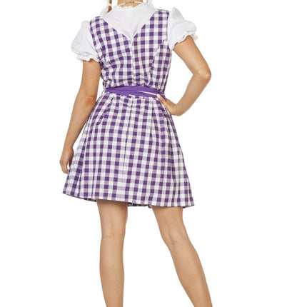 Lila Dirndlkleid Oktoberfest Damen