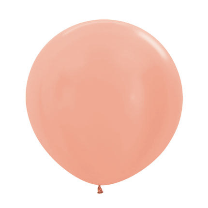 Ballons Metallic Rose Gold 61cm 10Stück