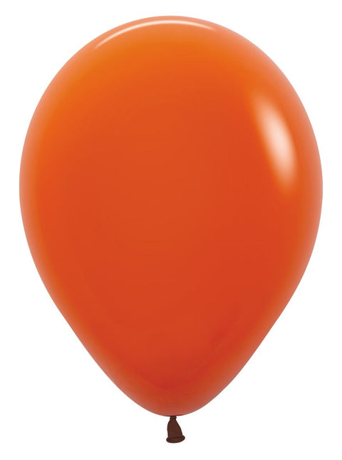 Ballons Sonnenuntergang Orange 30cm 12 Stk.