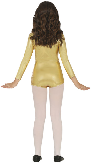 Trikot für Mädchen in Gold Metallic