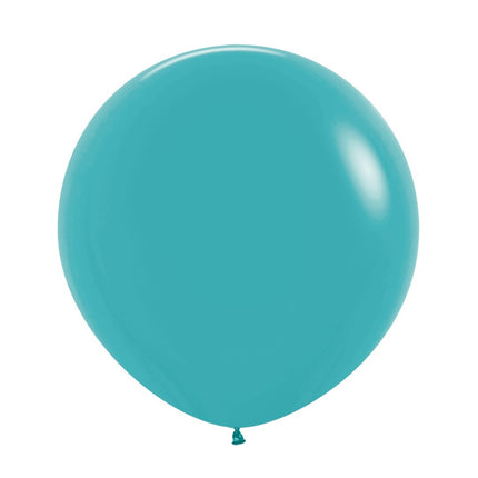 Ballons Karibik Blau 61cm 10Stk