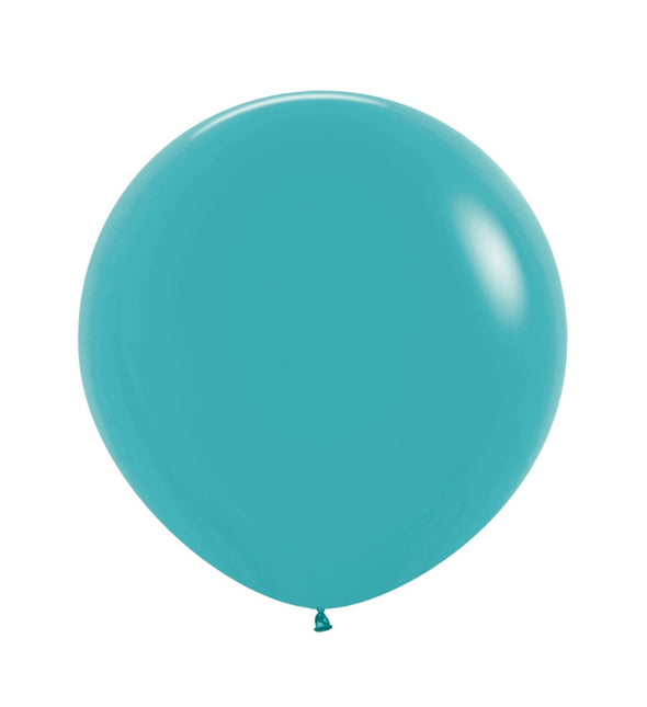 Ballons Karibik Blau 61cm 10Stk