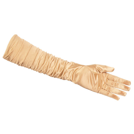 Lange Handschuhe Gold