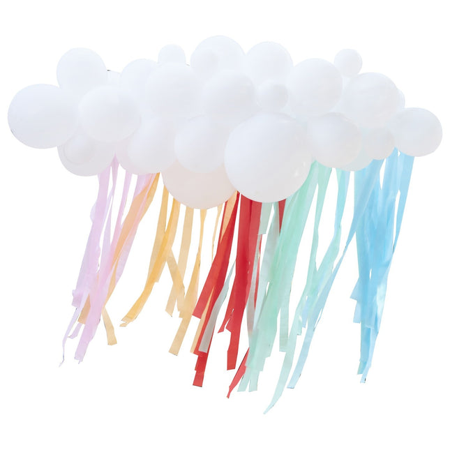 Luftballons setzen Wolke 2m