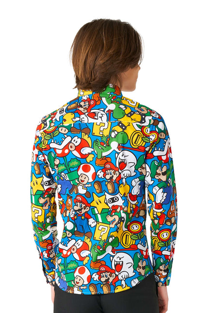 Super Mario Shirt Junge Teen OppoSuits