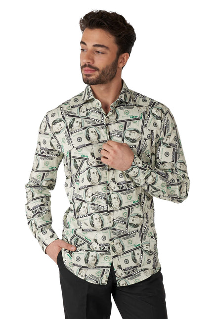 Dollar Money Shirt Männer OppoSuits