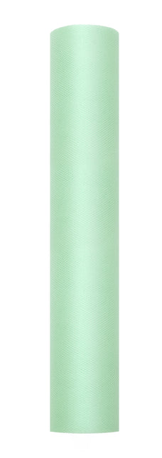 Mintgrüne Tüllrolle 30cm 9m