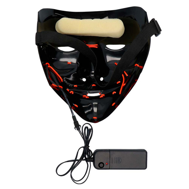 Halloween Led Maske Killer Lächeln Rot