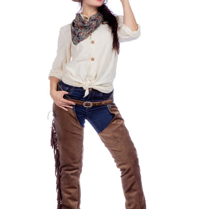 Cowboyhosen Braun Damen