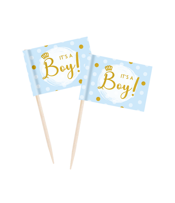 It's A Boy Cupcake Toppers