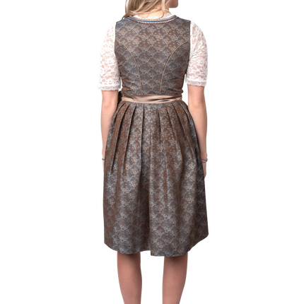 Grünes Dirndlkleid Oktoberfest Damen Jaquard