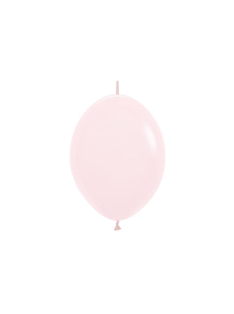 Modellierballons Pastell Mattes Rosa 50 Stück