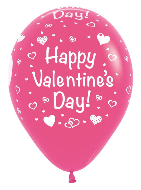 Ballons Happy Valentines Day Mix 30cm 25pcs