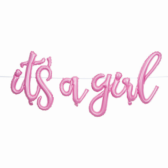 Gender Reveal Buchstabengirlande It'S A Girl 2.4m