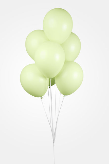 Grüne Luftballons Pastell Macaron 30cm 25Stk