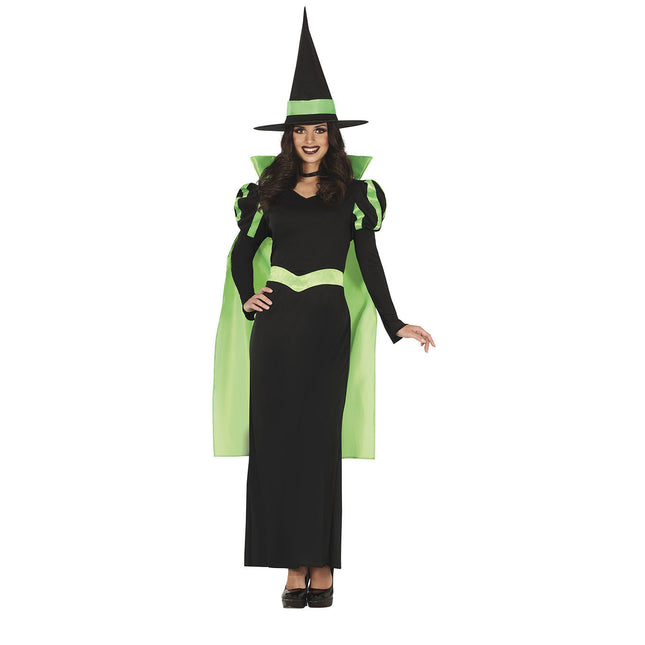 Hexe Halloween Kostüm Damen Grün