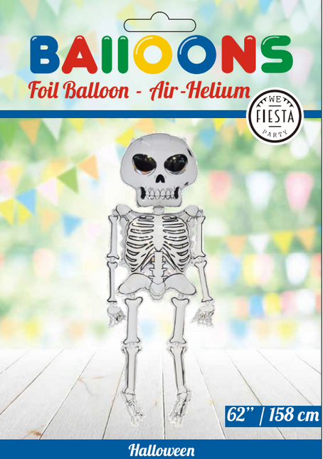 Helium Ballon Skelett Leer 1.58m