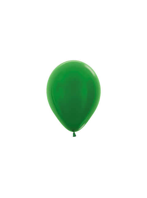 Ballons Metallic Grün 12cm 50Stk