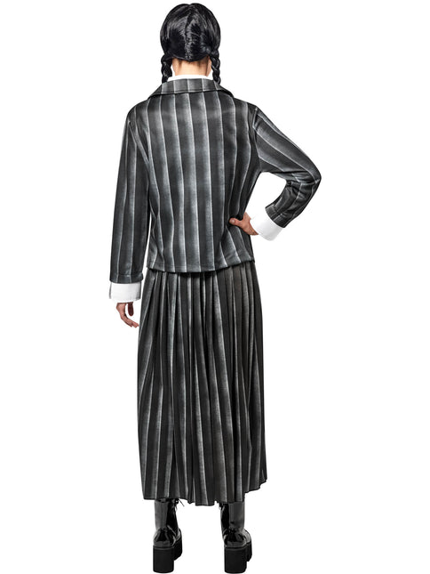 Halloween Kostüm Mittwoch Addams Uniform