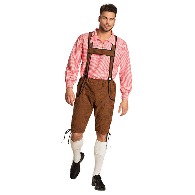 Lederhosen Braun und Bluse