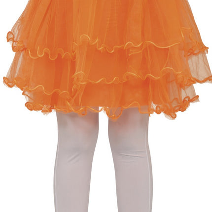 Orange Tutu Mädchen Rüschen 30cm