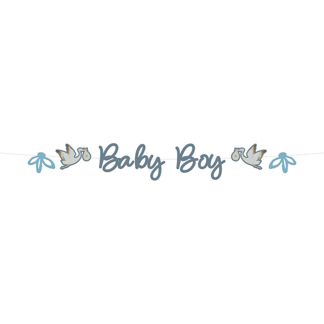 Geburtsbrief Girlande Babyboy 2m