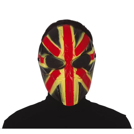 Halloween Maske Englische Flagge